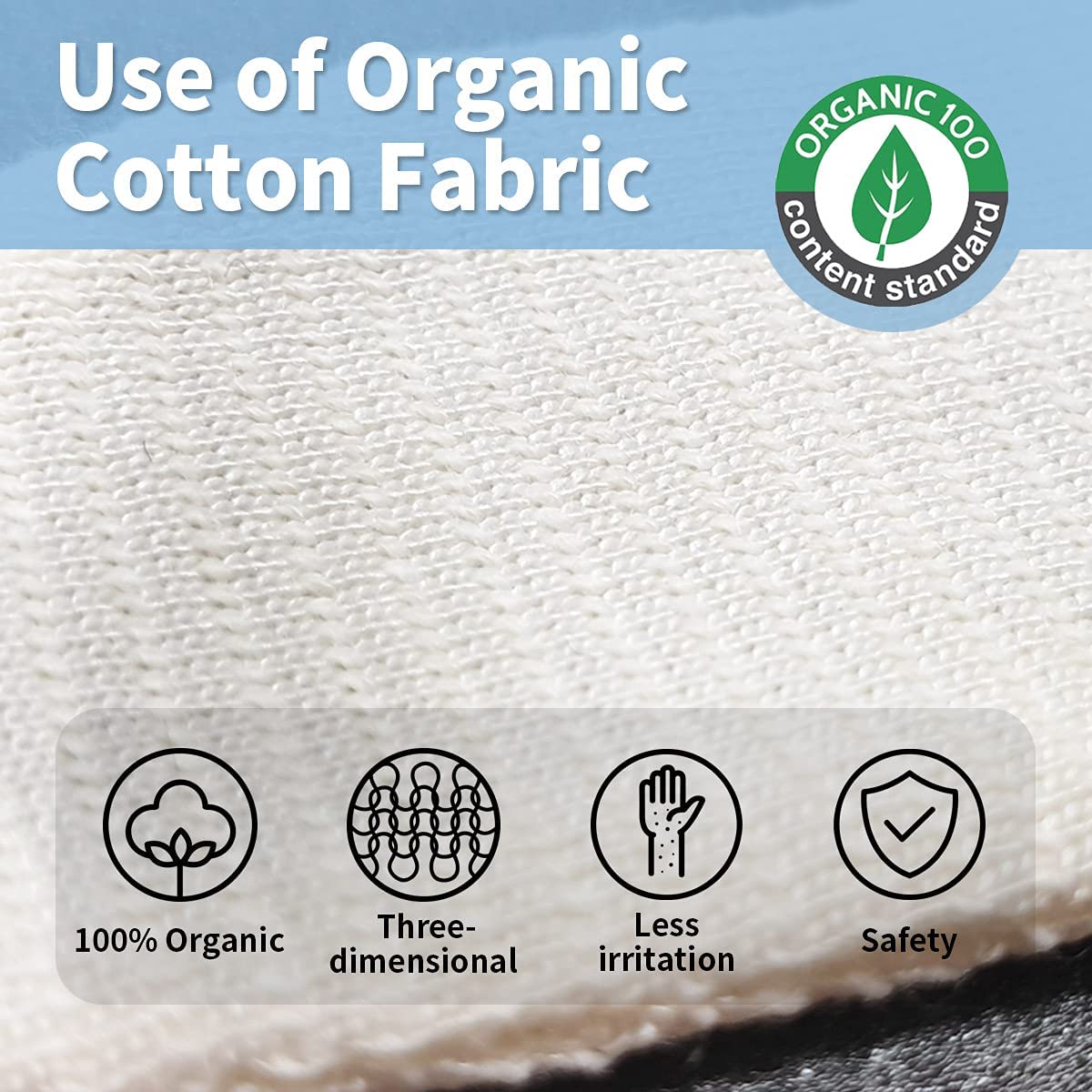 5pcs Organic Cotton Dental Finger Brush for Pets